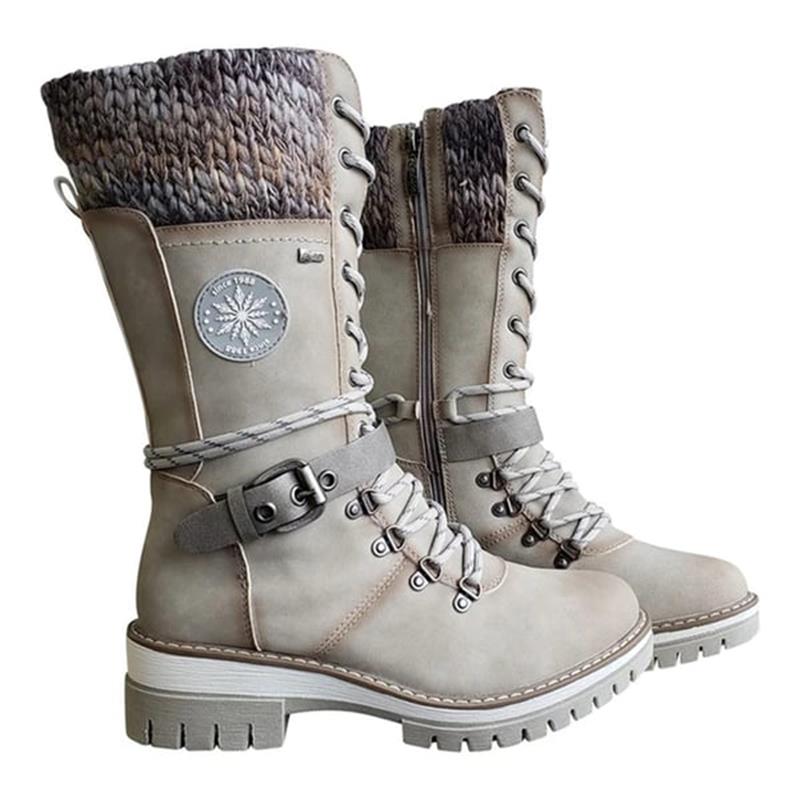FrostLuxe – Waterdichte Halfhoge Veterschoenen