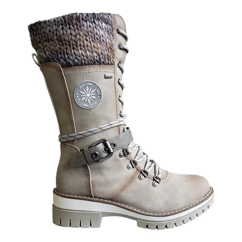 FrostLuxe – Waterdichte Halfhoge Veterschoenen