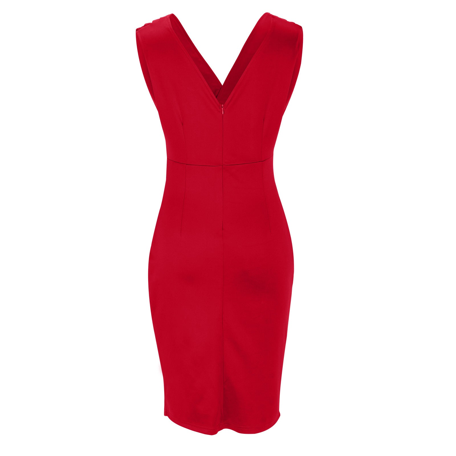 Nadia | Drapé Midi Jurk Delight