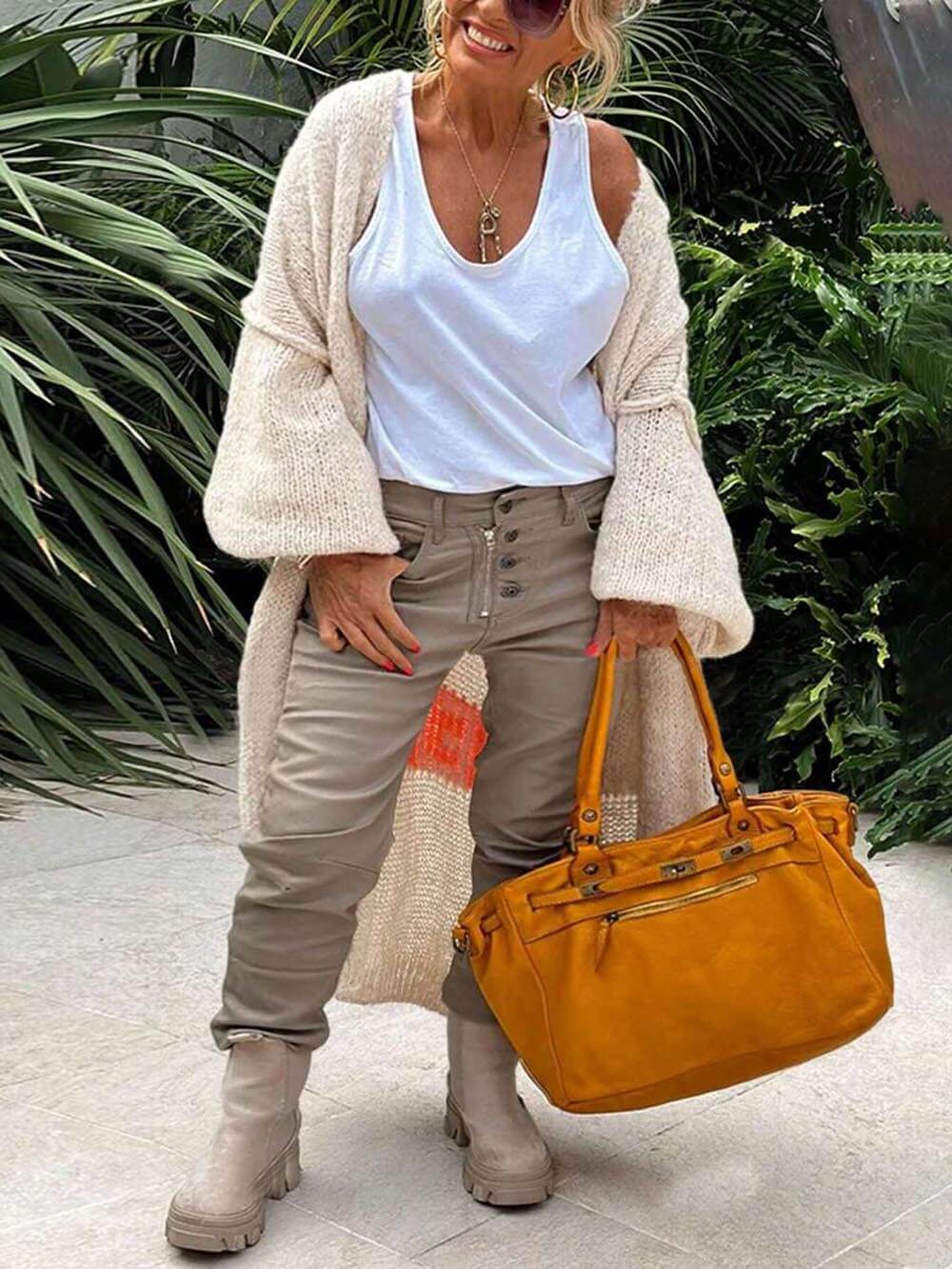 Oranji ® | Casual gebreid vest