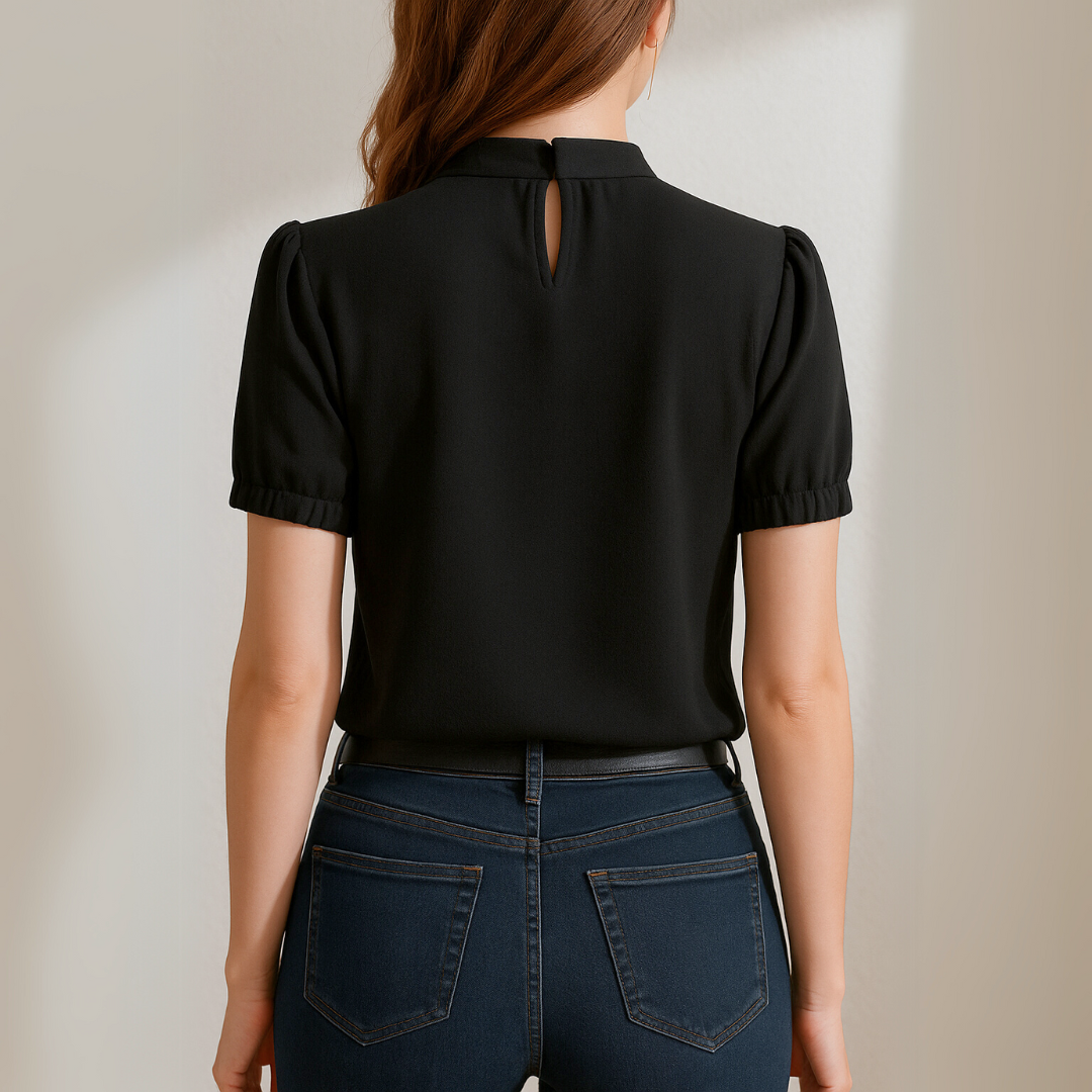 Klementyna | Zwarte elegantie met een modern accent