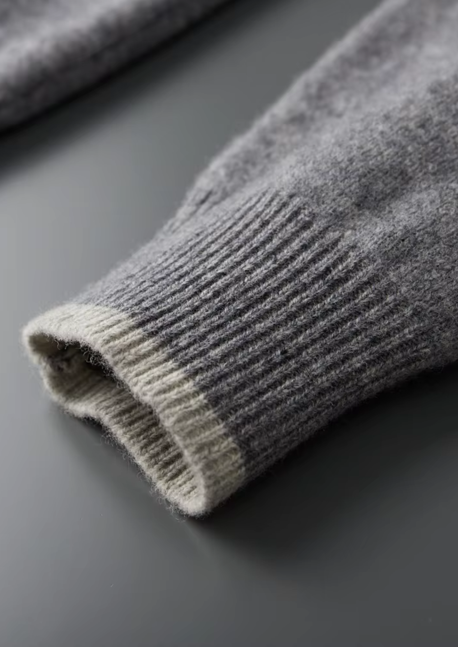 MERINO ZIP KARDIGAN IN TWEE KLEUREN