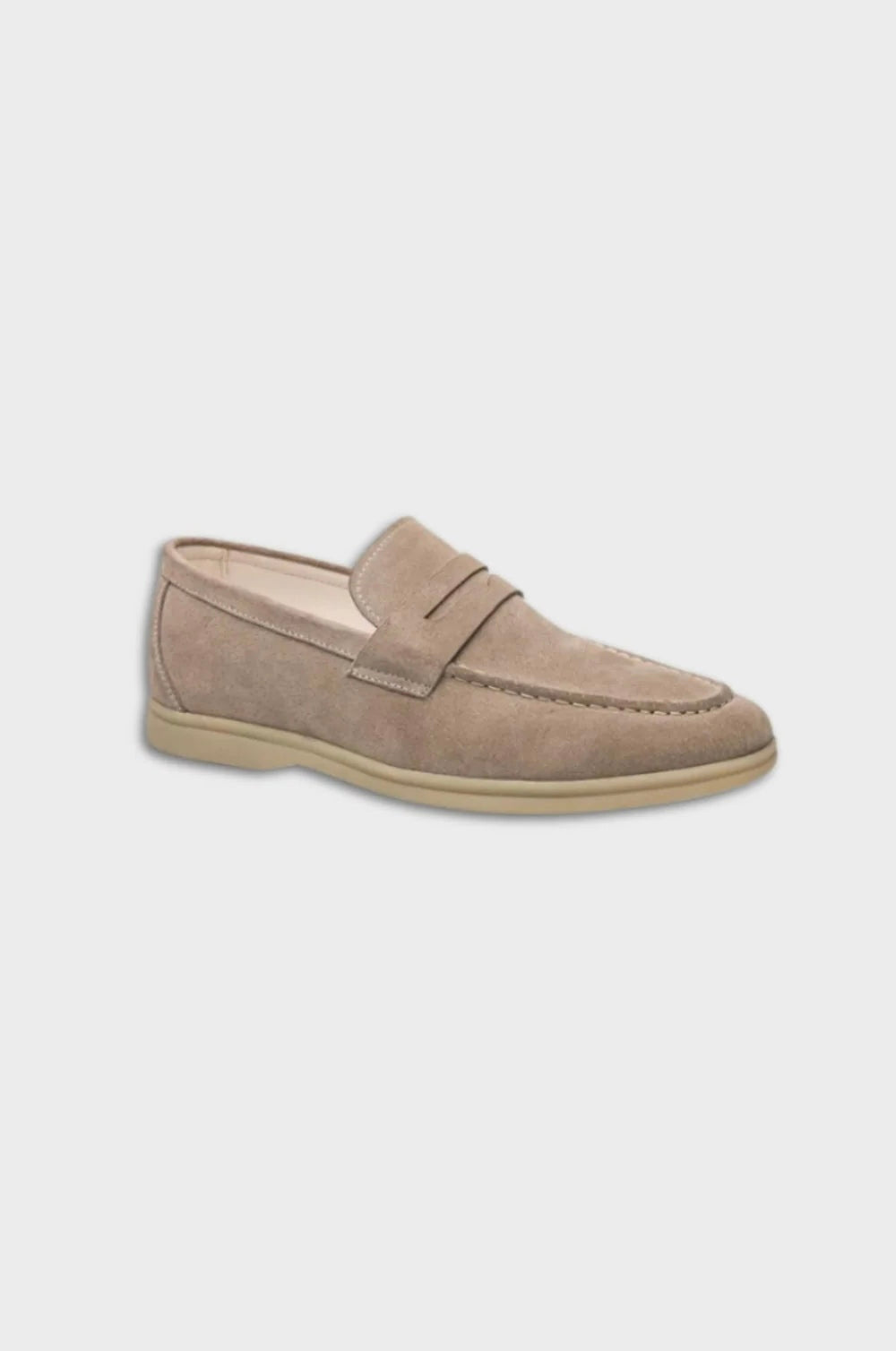 Loafers van suède leer ATHÈNES