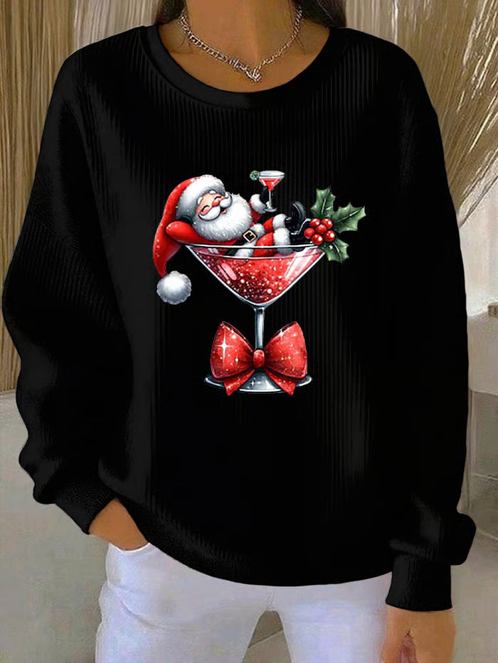Lotte - Kersttrui met speels kerstmanontwerp