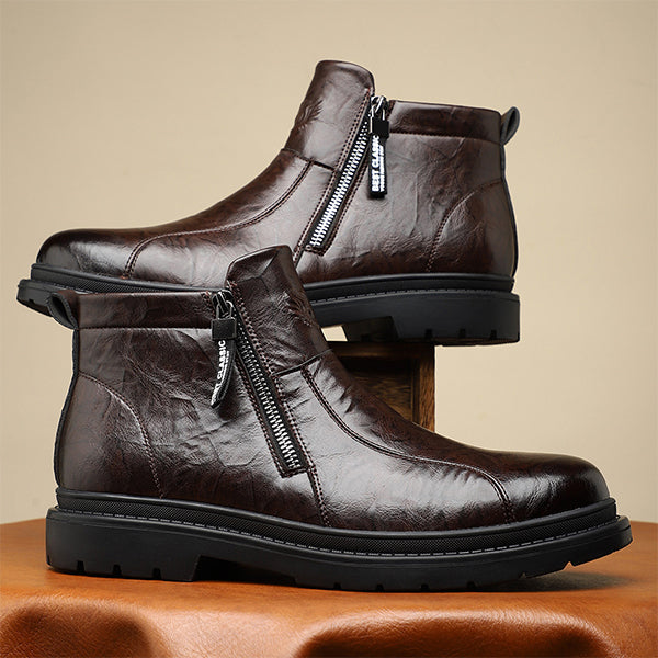 HEREN ANKERSCHOENEN MET RONDE NEUS EN ZIJ-REKKERS MTA1709G6I