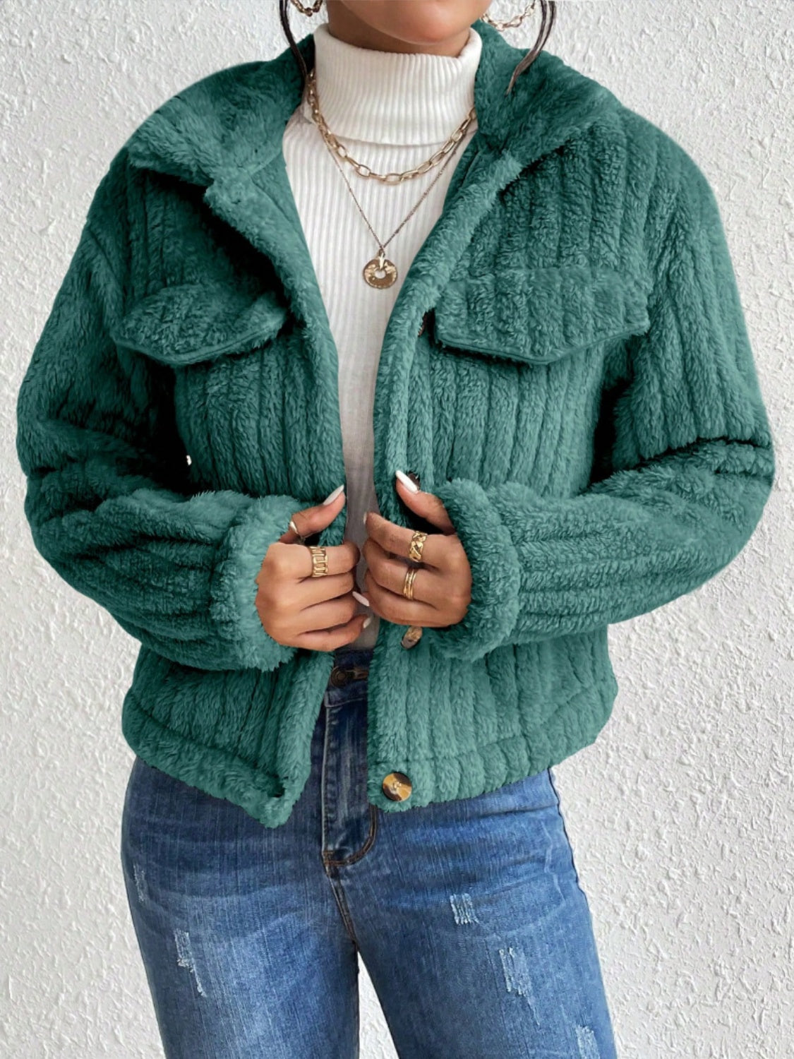 Oranji ® | Fuzzy | Warme Lente jas