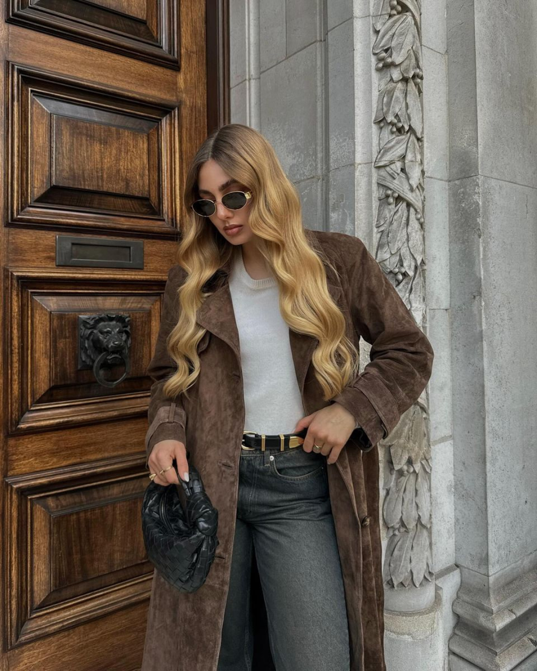 Oranji ® | Eleanor | Suède Trenchcoat