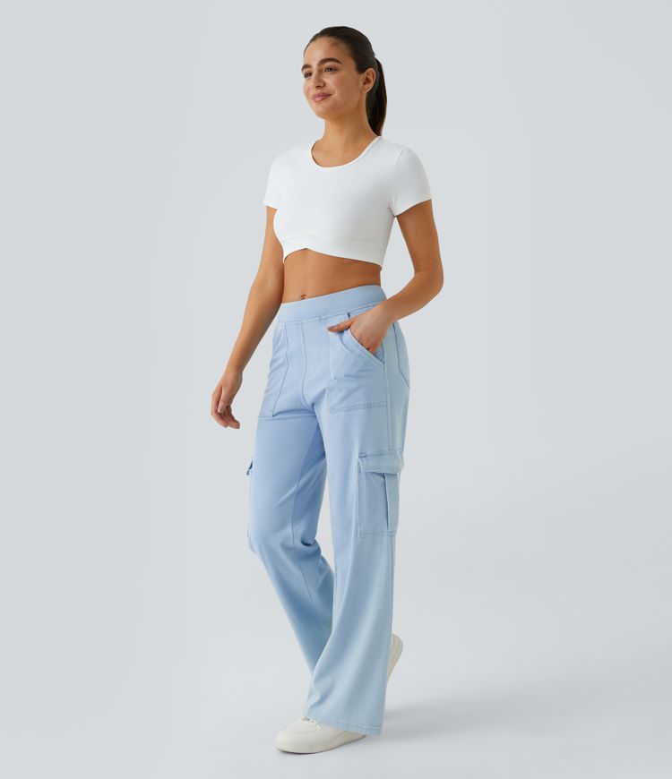 Oranji ® | Mandy | Stretchy Cargo Jeans