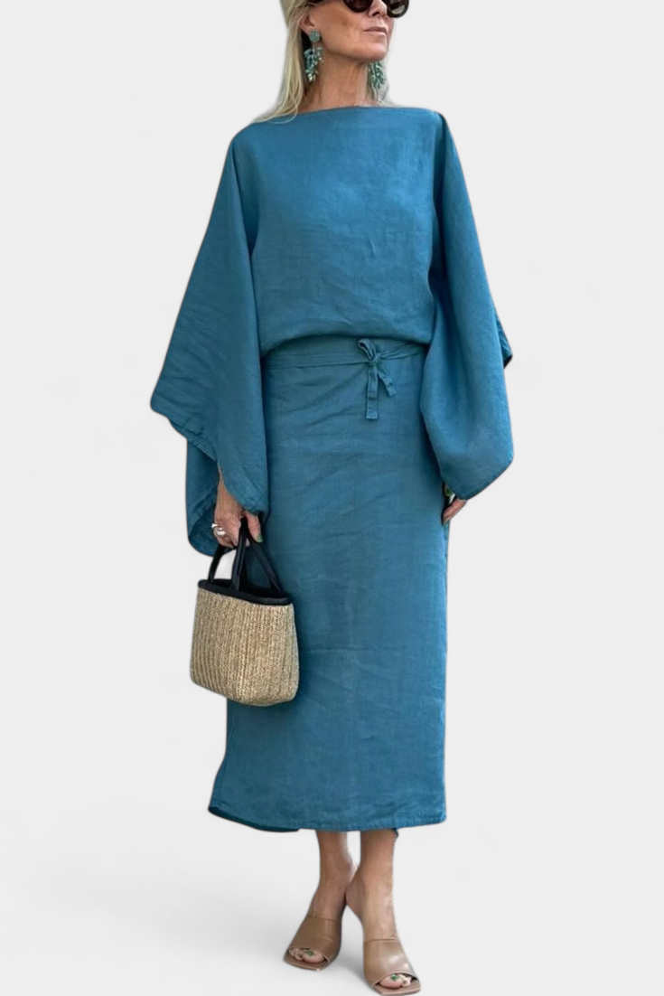 Otylia | Kimono jurk van de hoogste kwaliteit stof