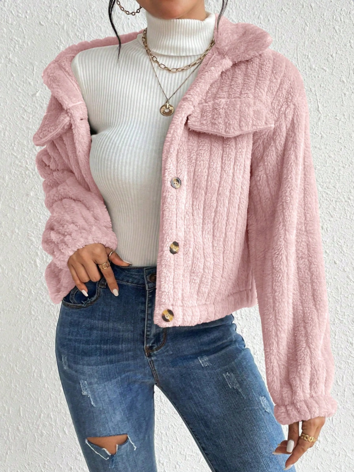 Oranji ® | Fuzzy | Warme Lente jas