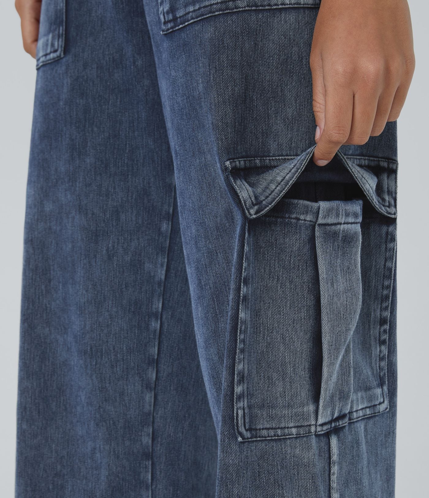 Oranji ® | Mandy | Stretchy Cargo Jeans