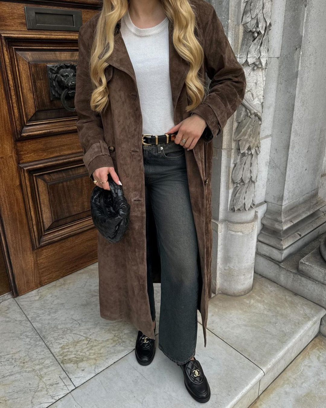 Oranji ® | Eleanor | Suède Trenchcoat