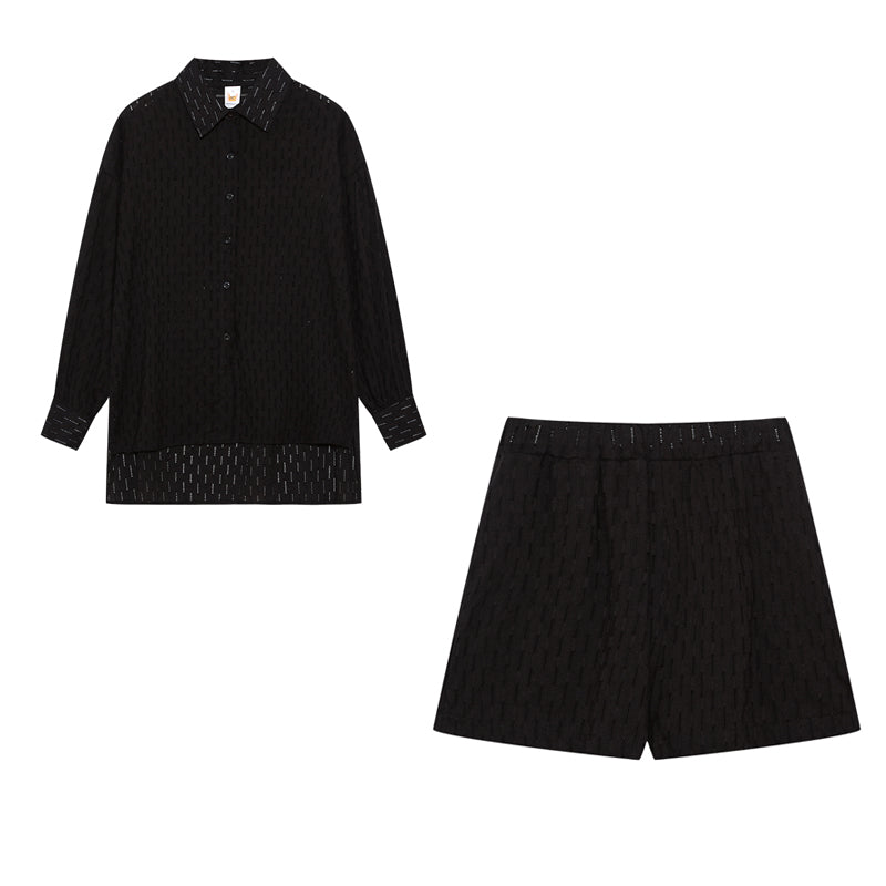 Oranji ® | Maud | Chic Shirt & Shorts Set
