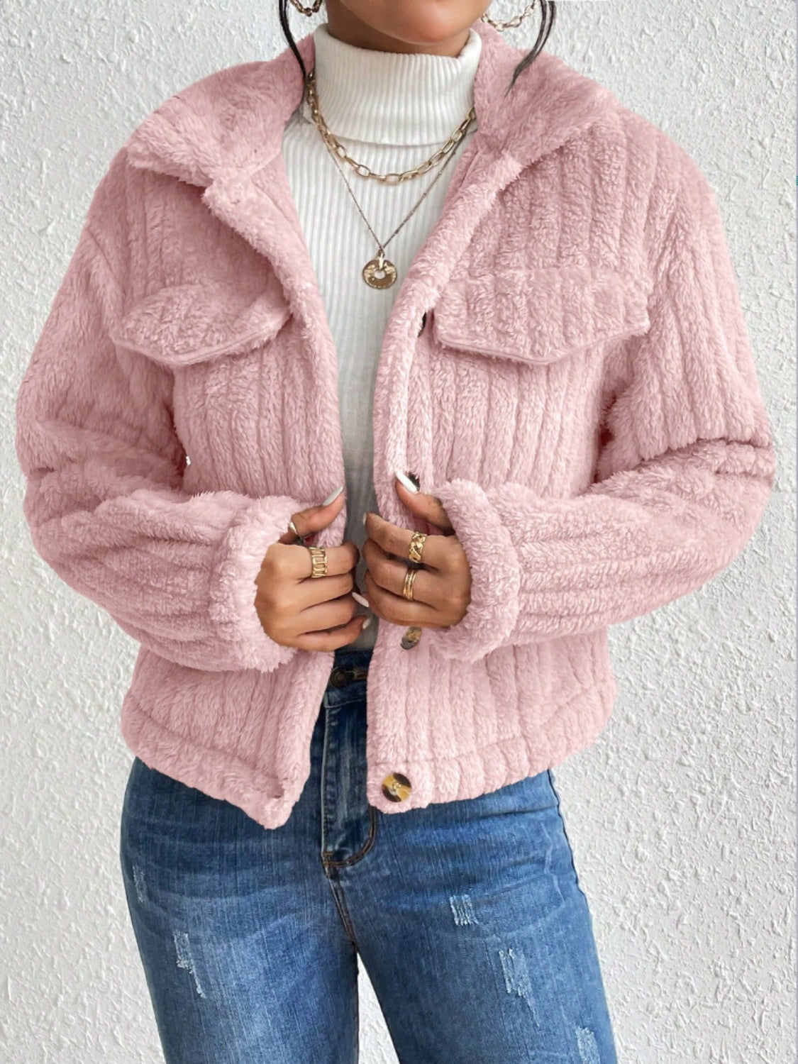 Oranji ® | Fuzzy | Warme Lente jas