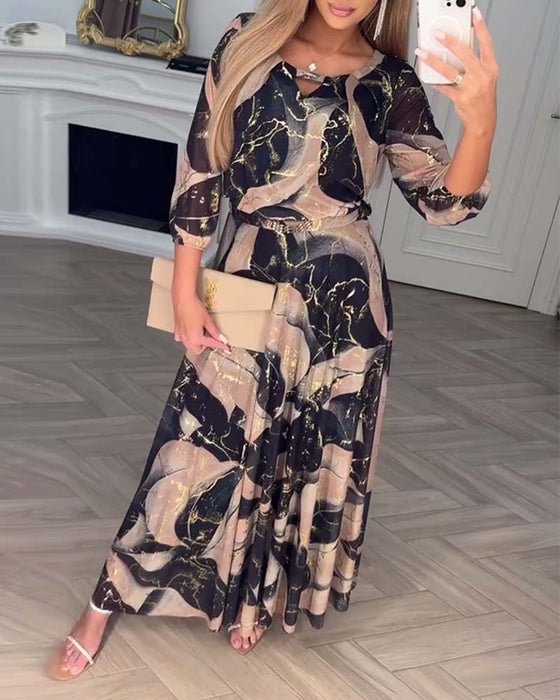 Anna | Elegante chiffon jurk