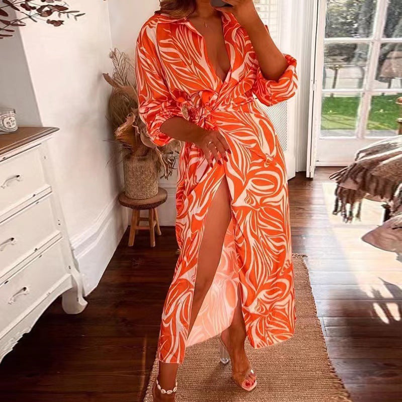 Weronika | Envelope Jurk met Patroon