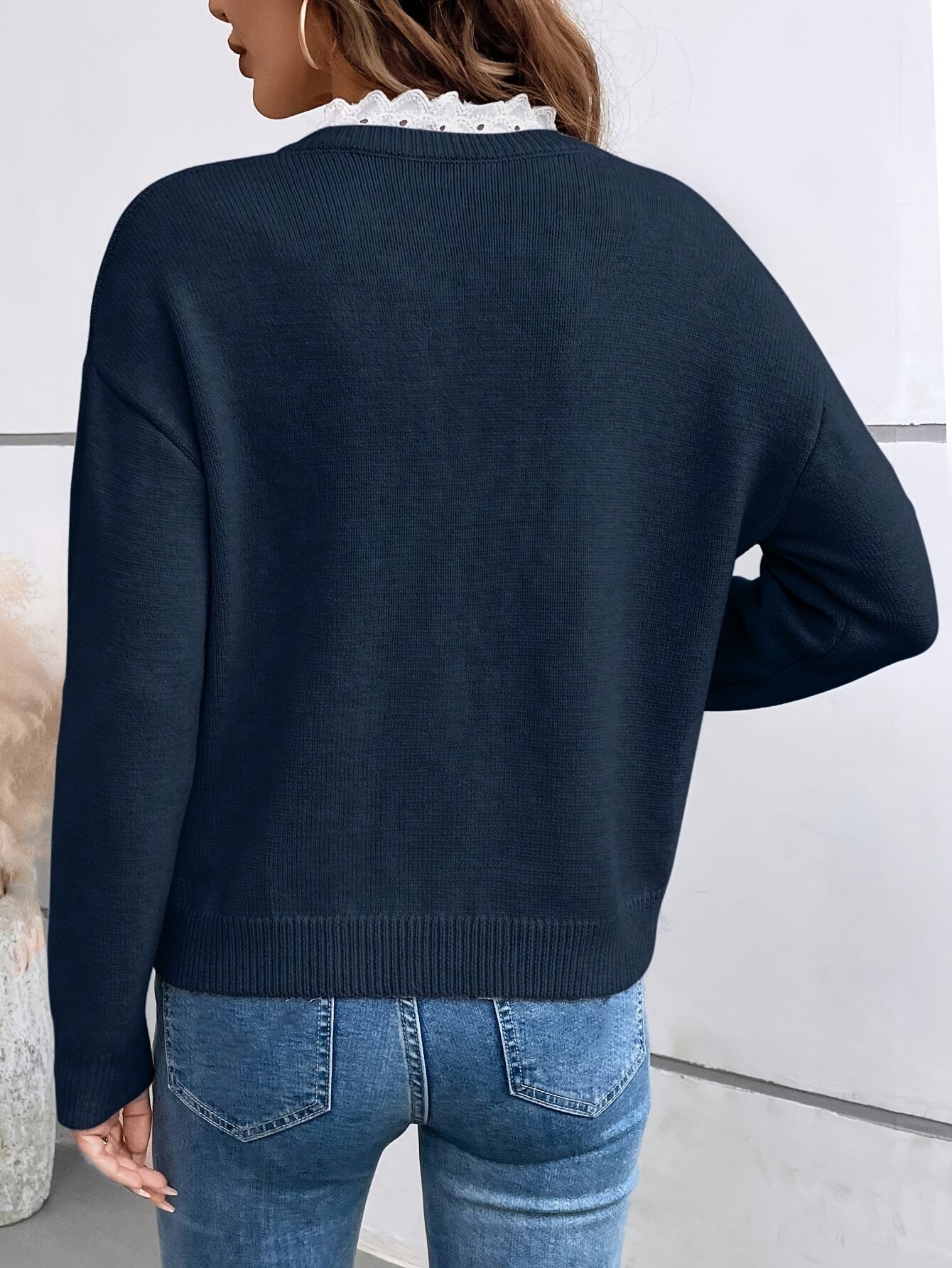 Maria | Elegante Blouse met Franse Kraag