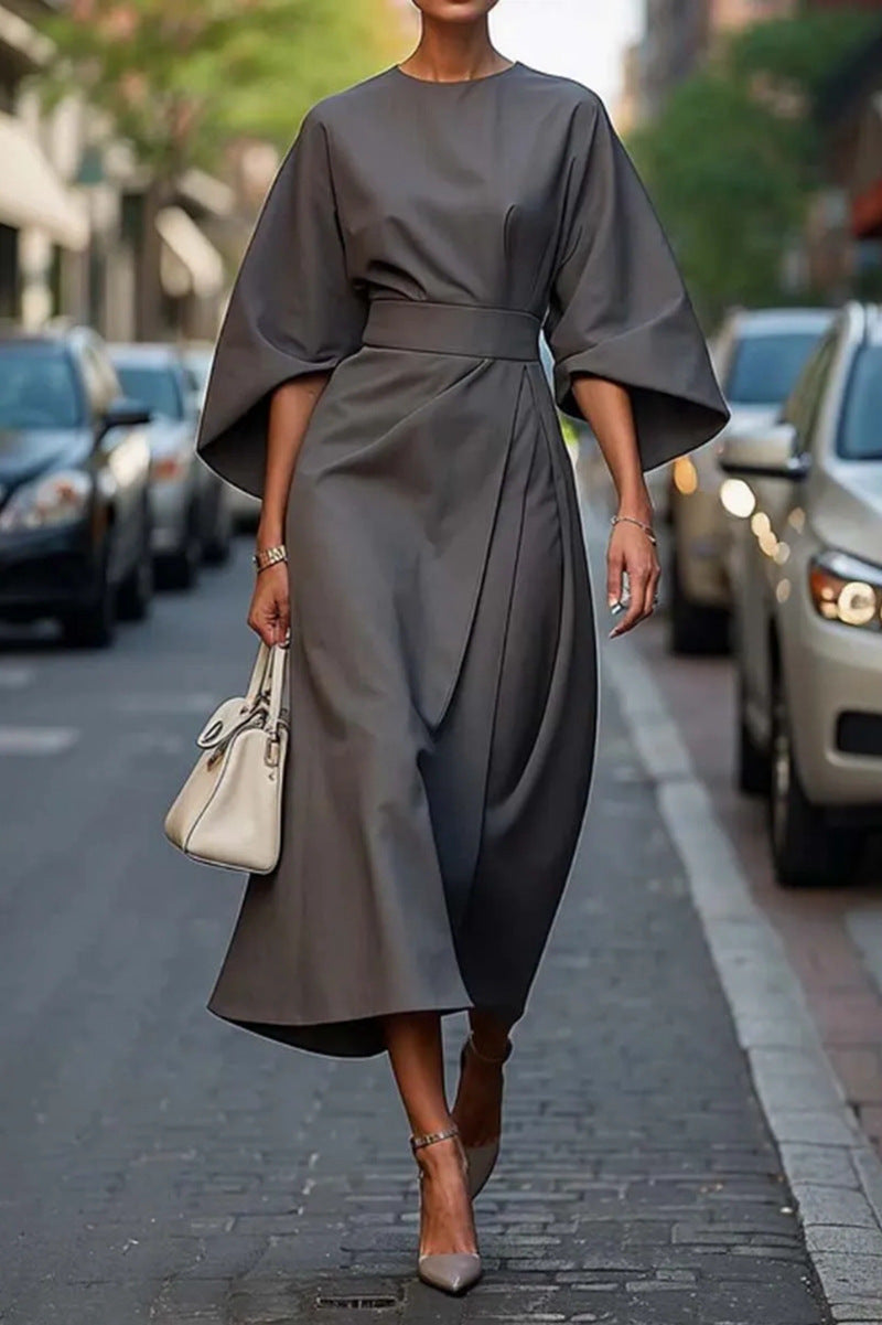Magdalena | Elegante jurk met brede mouwen
