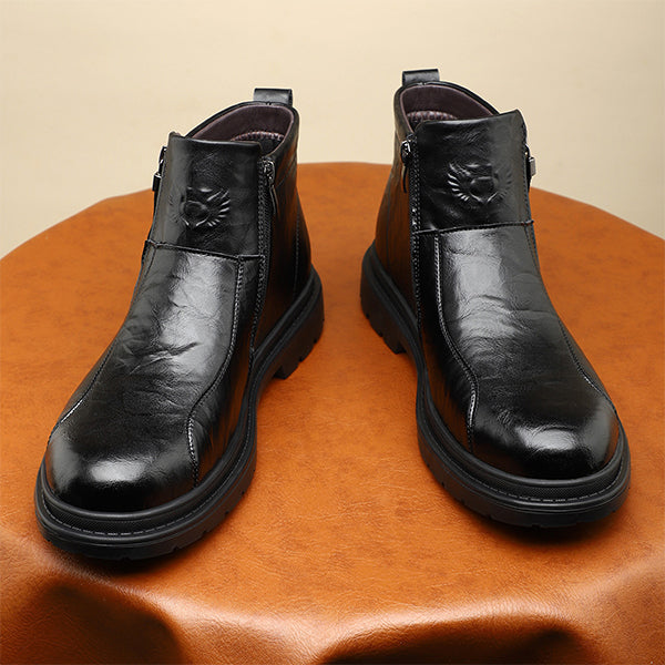 HEREN ANKERSCHOENEN MET RONDE NEUS EN ZIJ-REKKERS MTA1709G6I