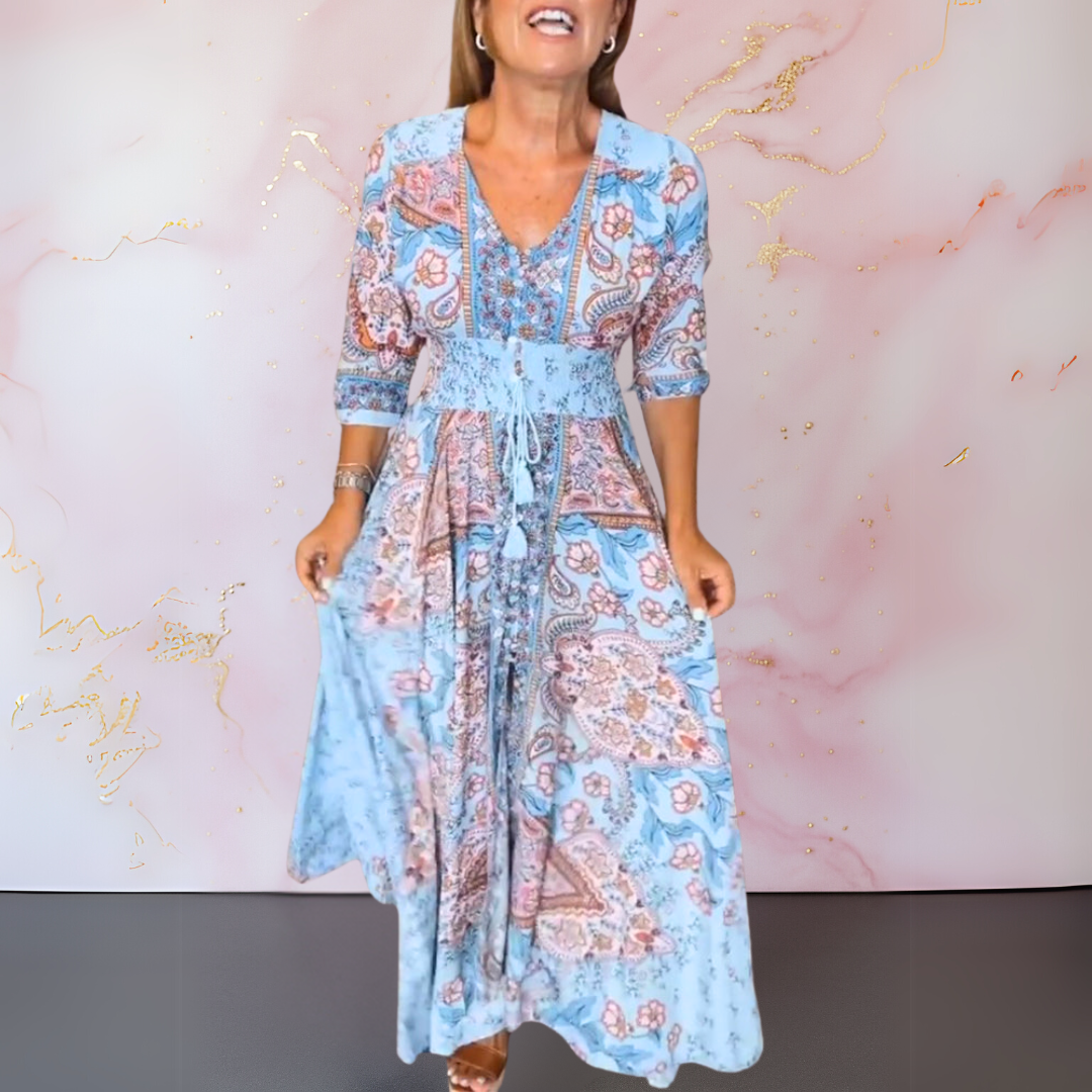 Genowefa | Maxi Jurk Boho in Elegante Stijl