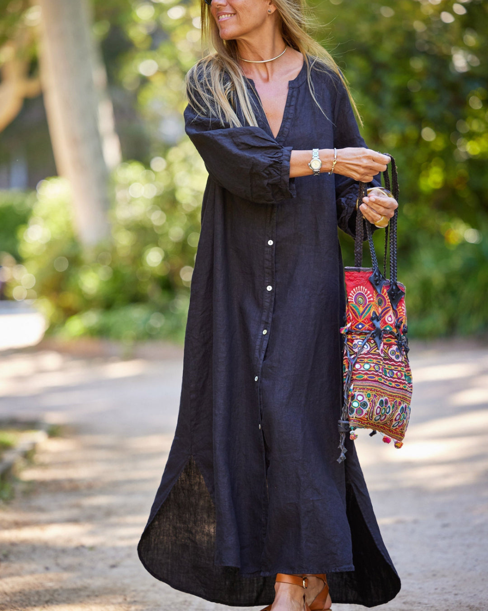 Romina – Jurk met Lange Mouwen