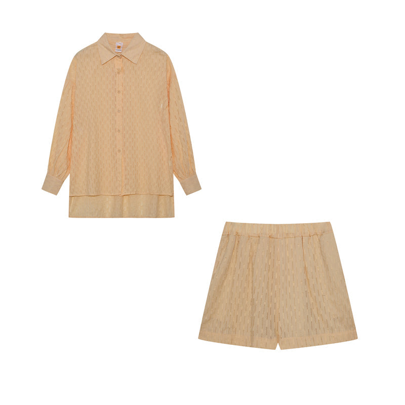 Oranji ® | Maud | Chic Shirt & Shorts Set