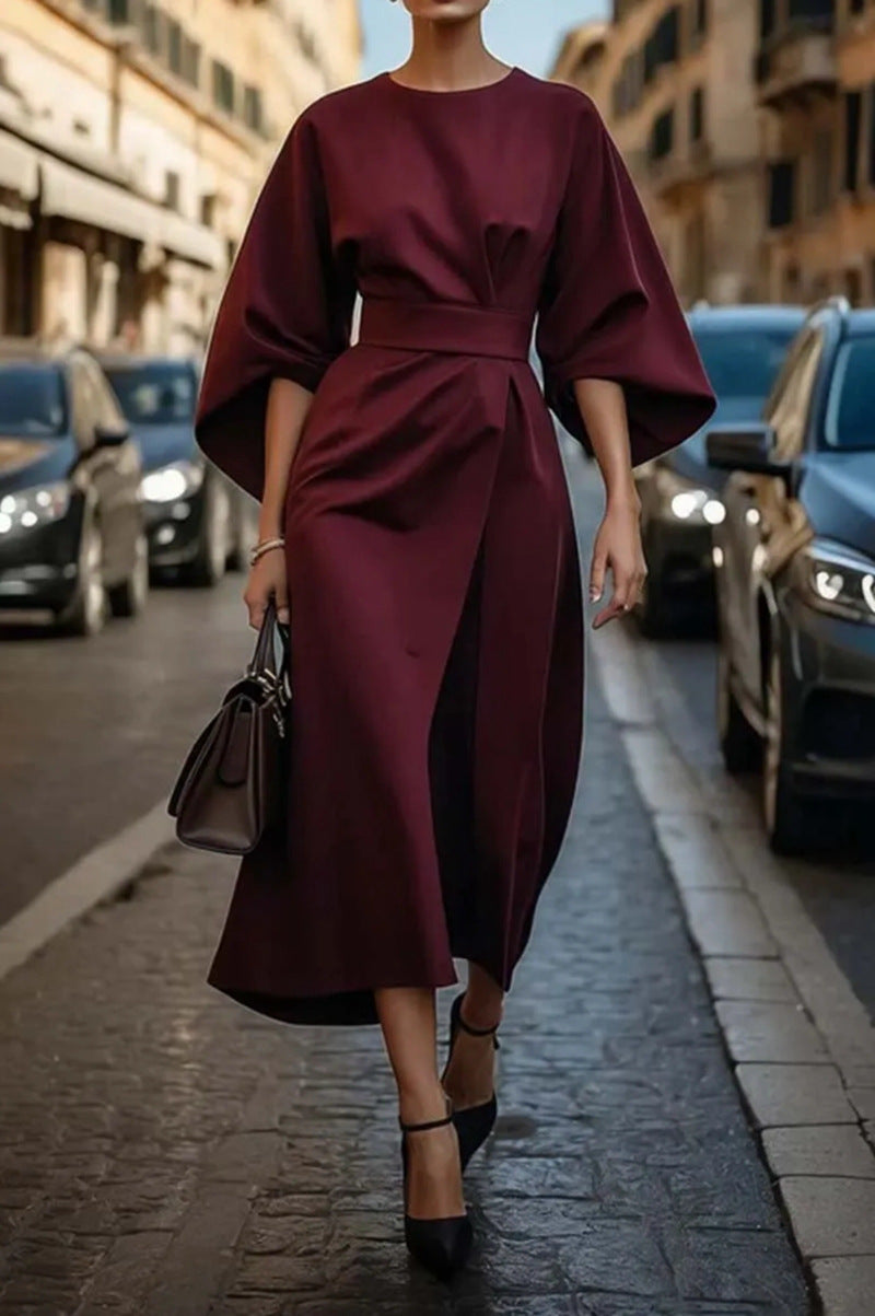 Magdalena | Elegante jurk met brede mouwen