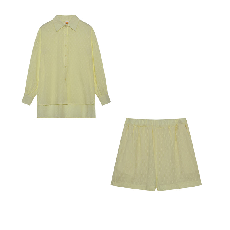 Oranji ® | Maud | Chic Shirt & Shorts Set