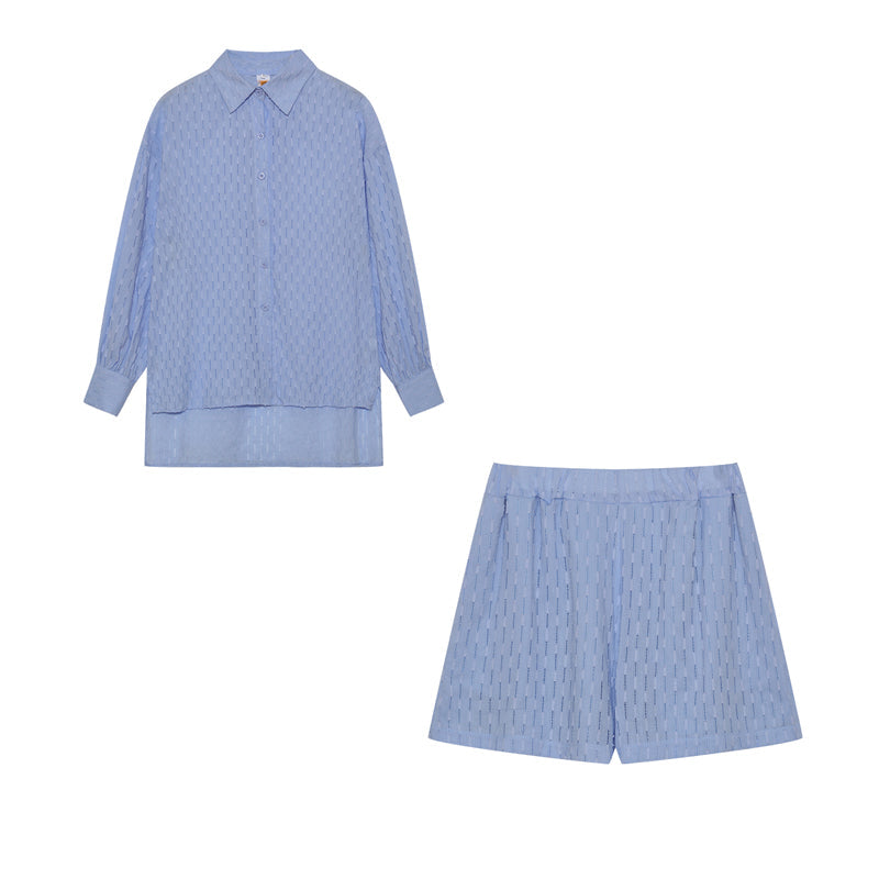 Oranji ® | Maud | Chic Shirt & Shorts Set