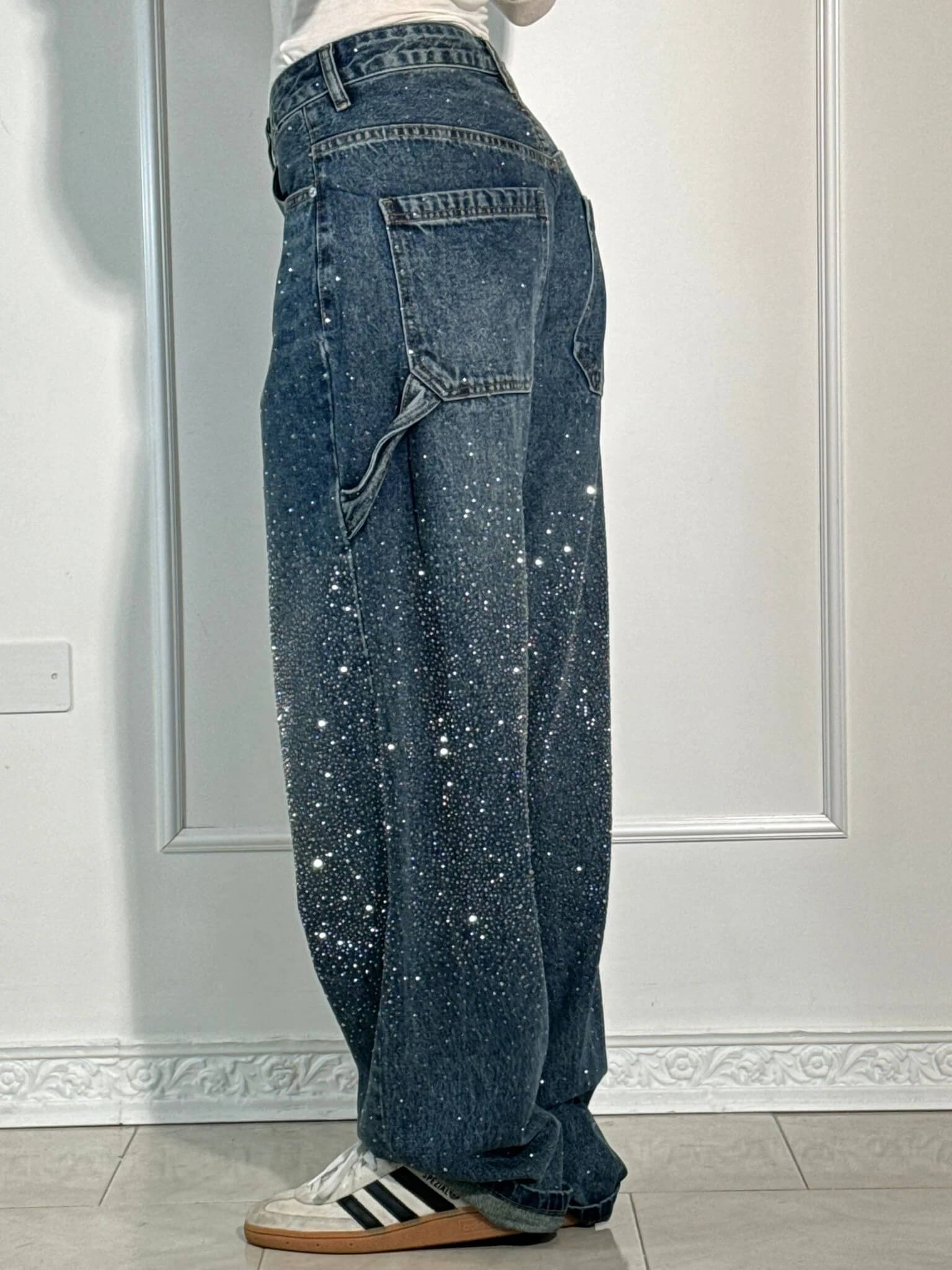 Oranji ® | Ballon | Glanzende Denim Jeans