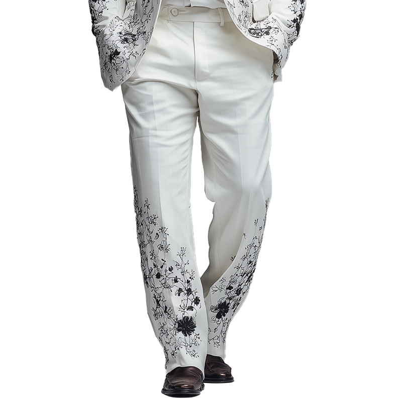 Herenmode Effen Patroon Stijlvolle Pantalons MTA1817H6P