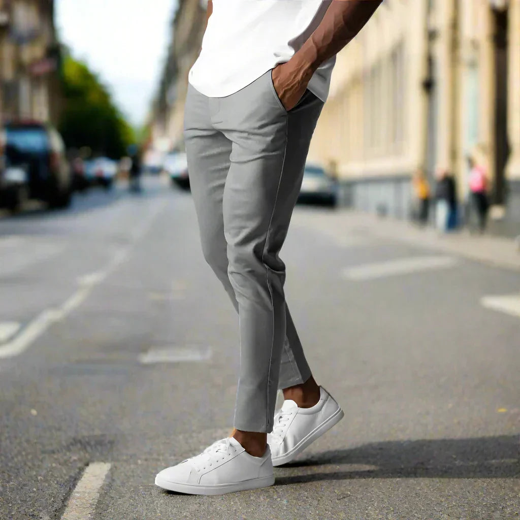 Oranji ® | Stijlvolle Slim-Fit Stretch Broek