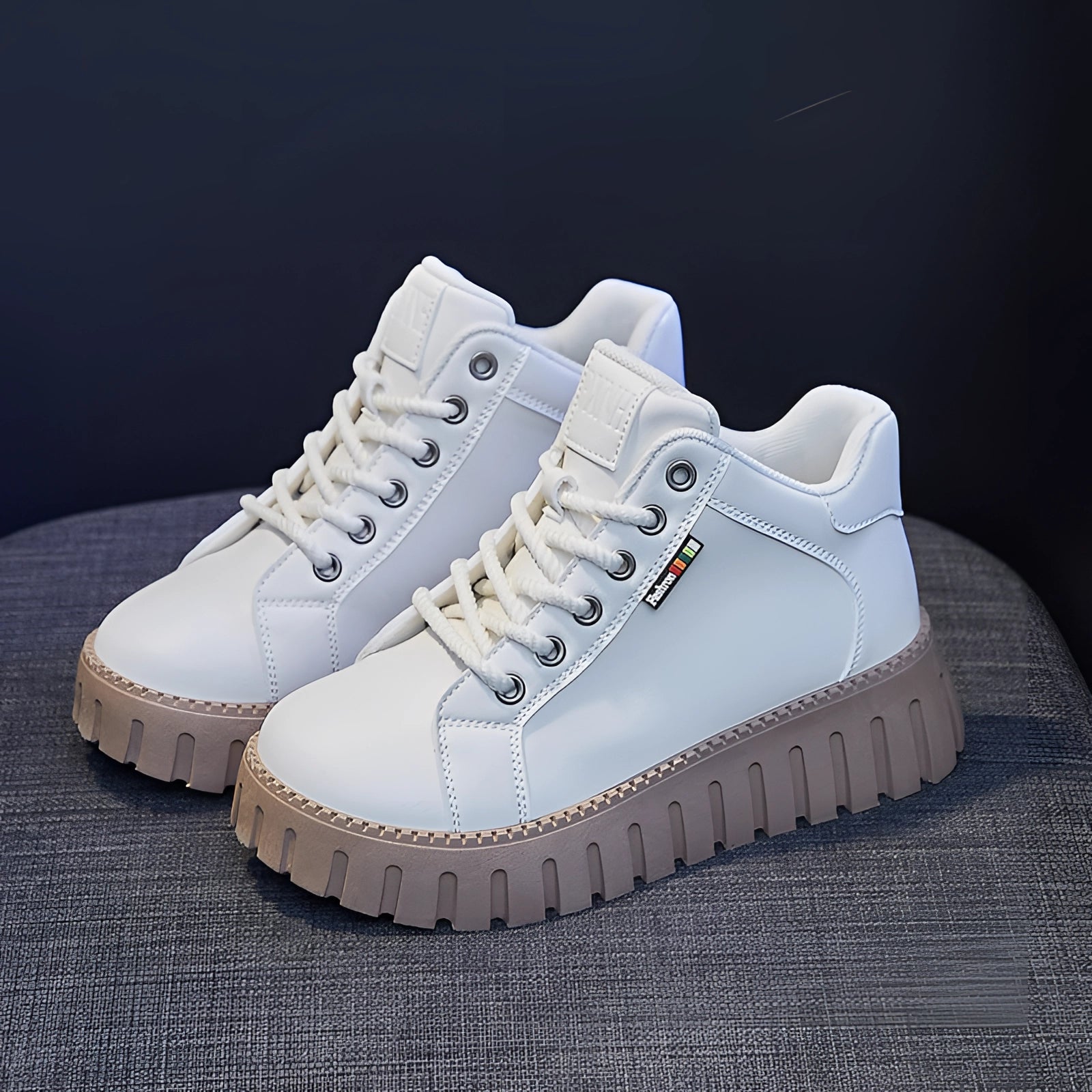 Stijlvolle Chunky Platform Sneakers - Veelzijdige Dames Schoenen