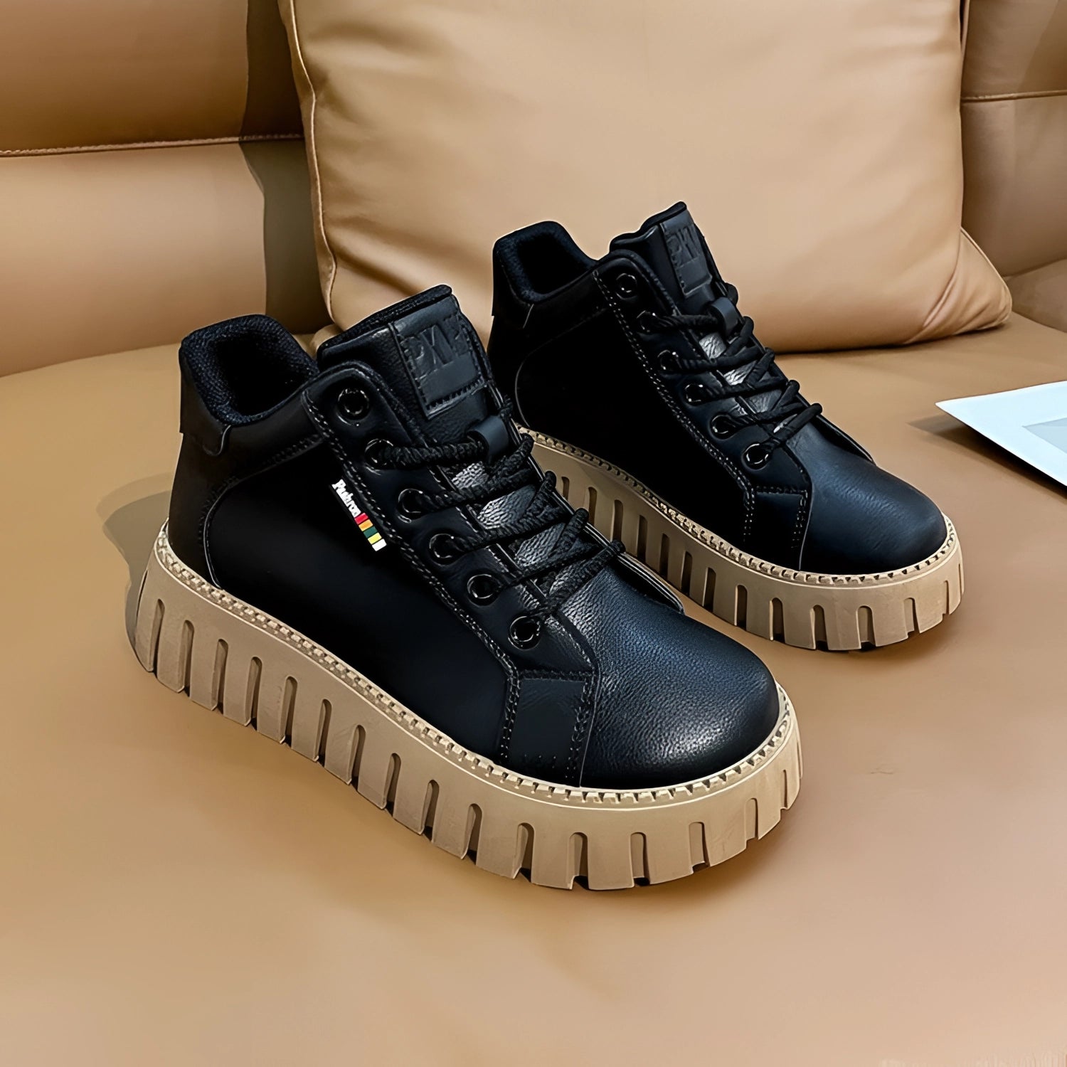 Stijlvolle Chunky Platform Sneakers - Veelzijdige Dames Schoenen