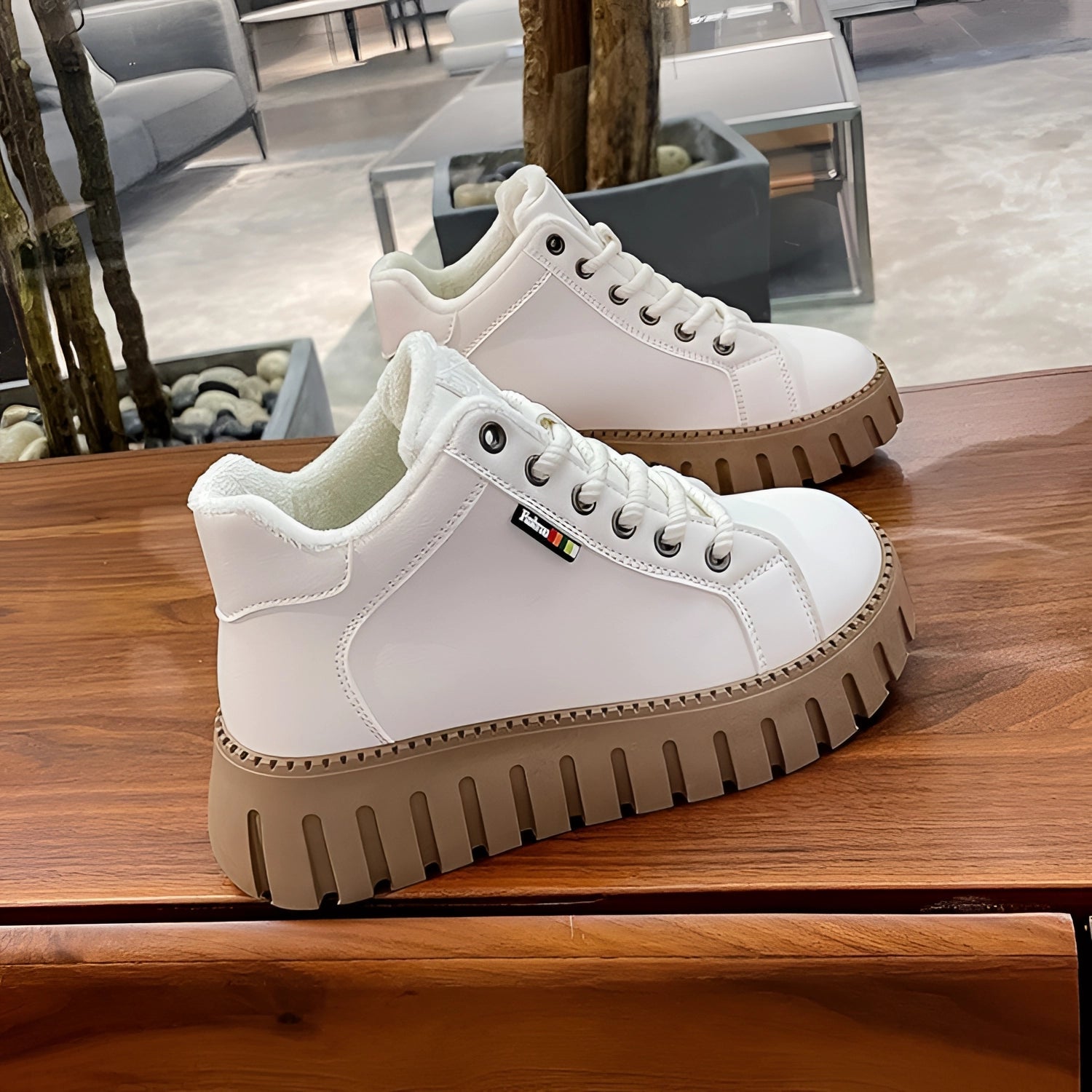 Stijlvolle Chunky Platform Sneakers - Veelzijdige Dames Schoenen