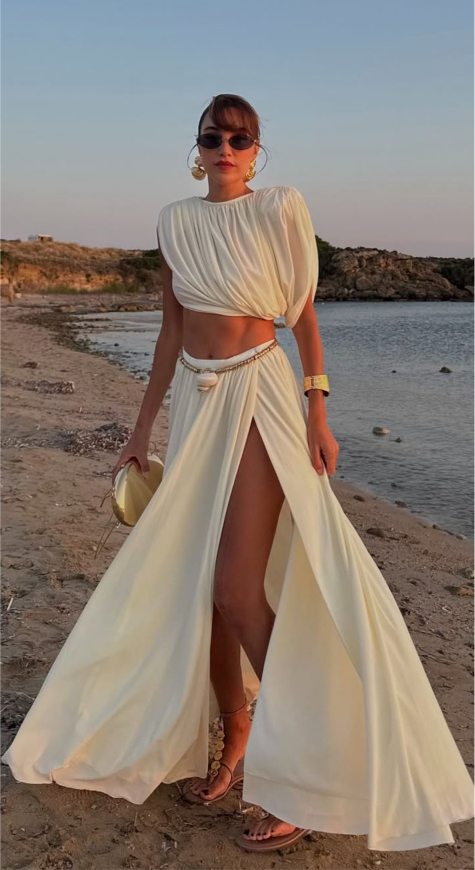 Hanna – Godin Jurk met Splits