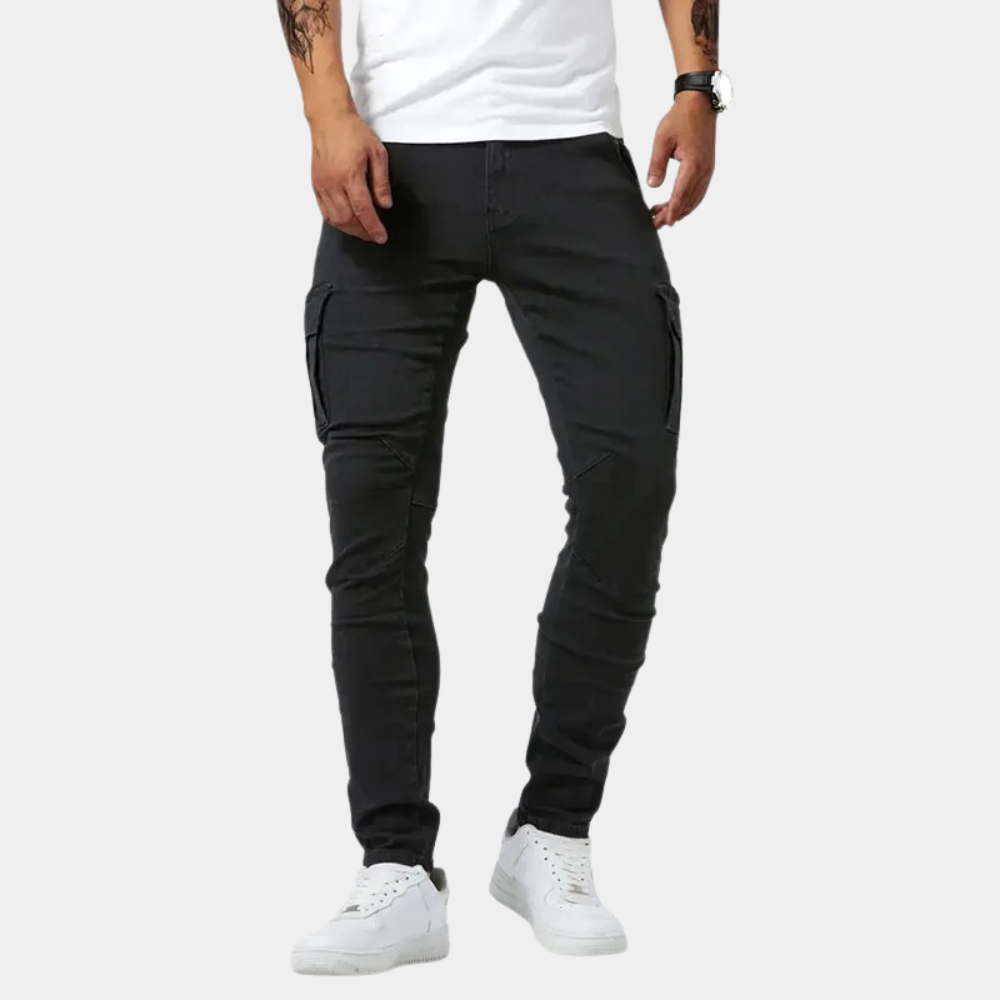 Oranji ® | Heren Slim Fit Cargo Jeans