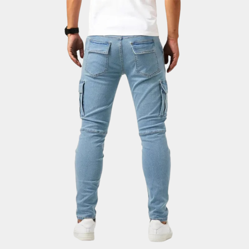 Oranji ® | Heren Slim Fit Cargo Jeans
