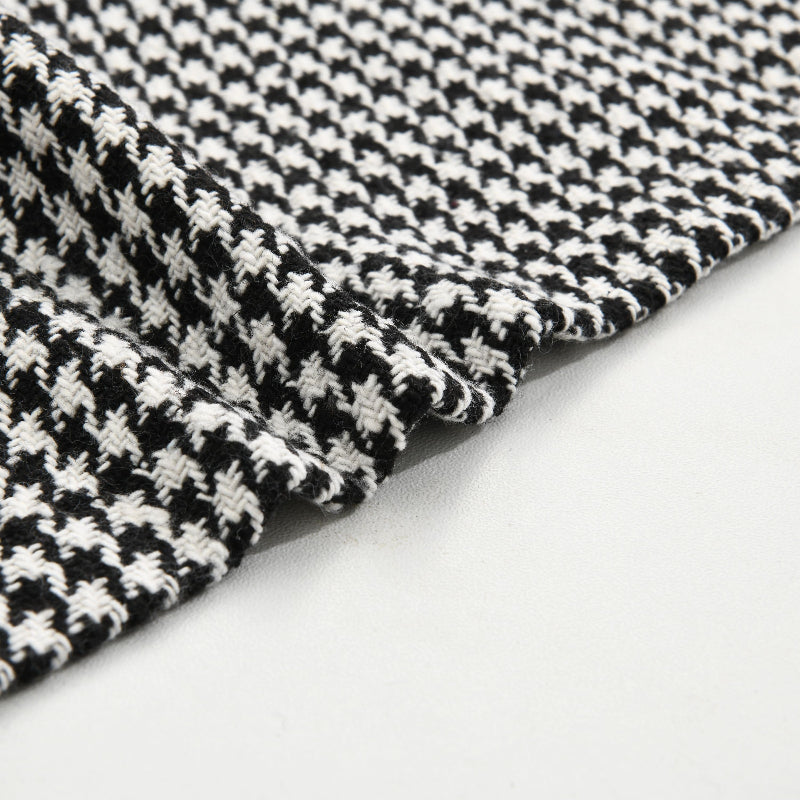 Heren Vintage Houndstooth Overhemdjasje met Revers 85588306M