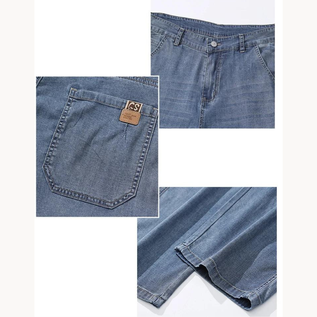 Oranji ® | Heren Loose-Fit Jeans met Retro Look