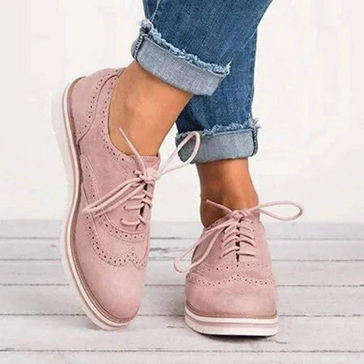 Elegante Dames Leren Schoenen Avencea