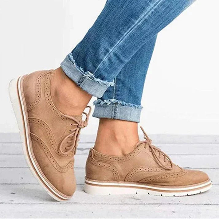 Elegante Dames Leren Schoenen Avencea
