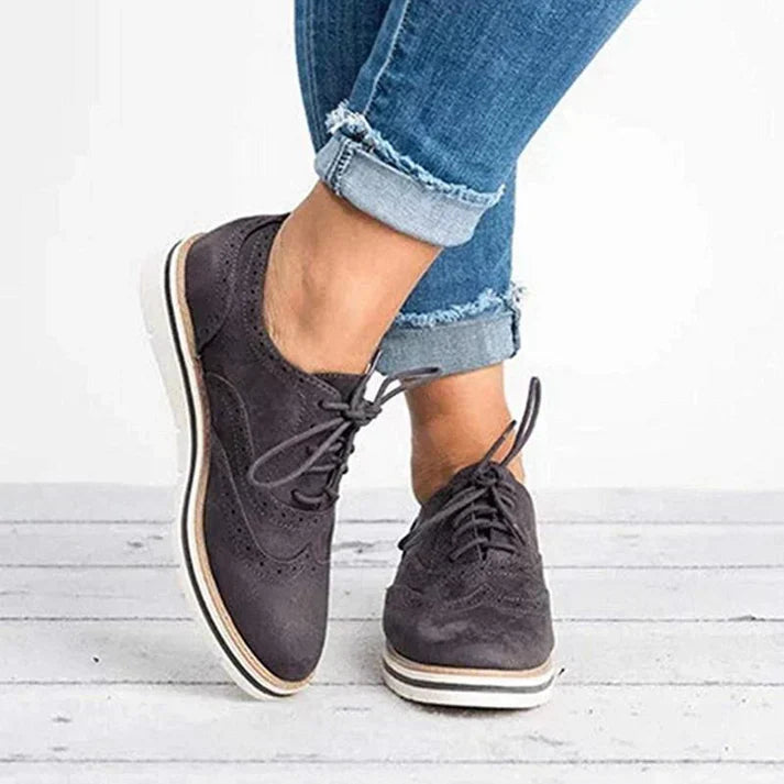 Elegante Dames Leren Schoenen Avencea