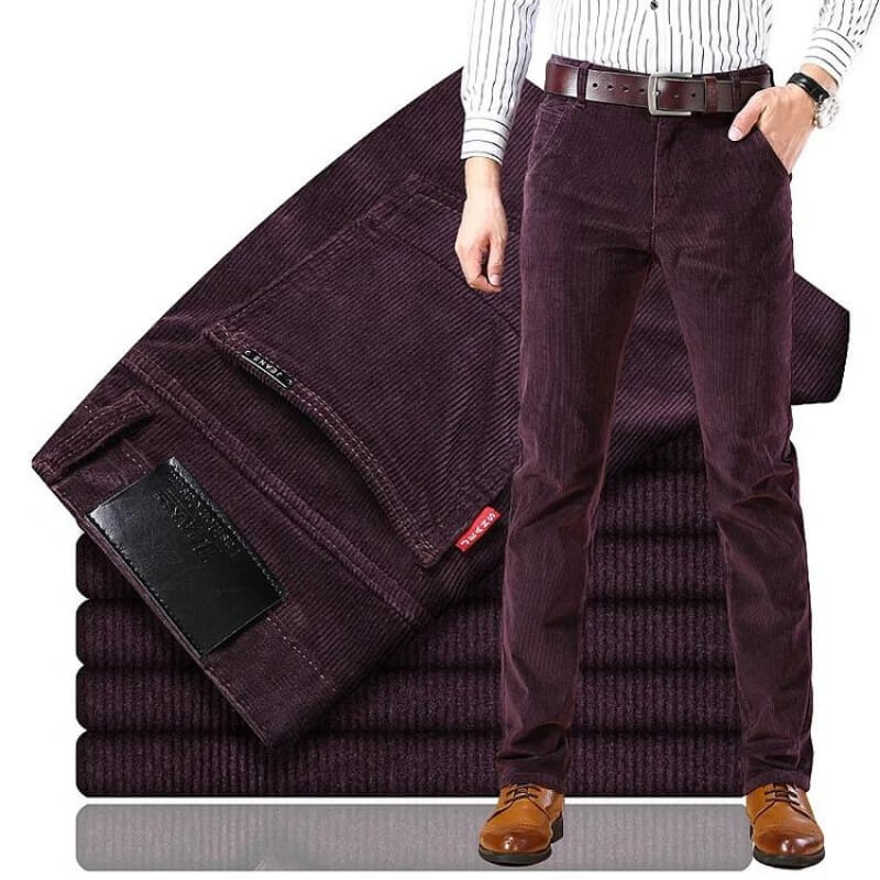 Oranji ® | Klassieke Corduroy Herenbroek
