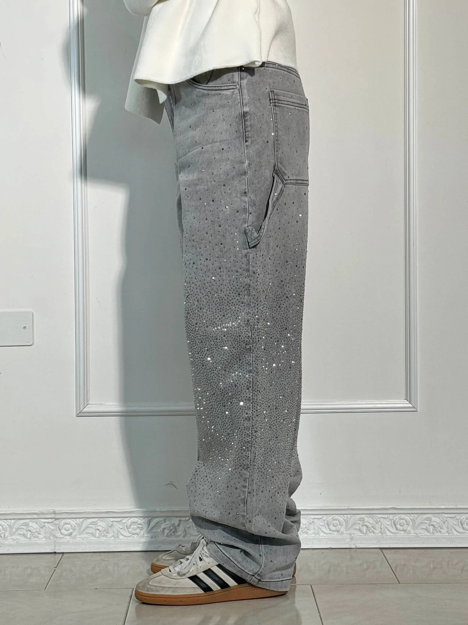 Oranji ® | Ballon | Glanzende Denim Jeans