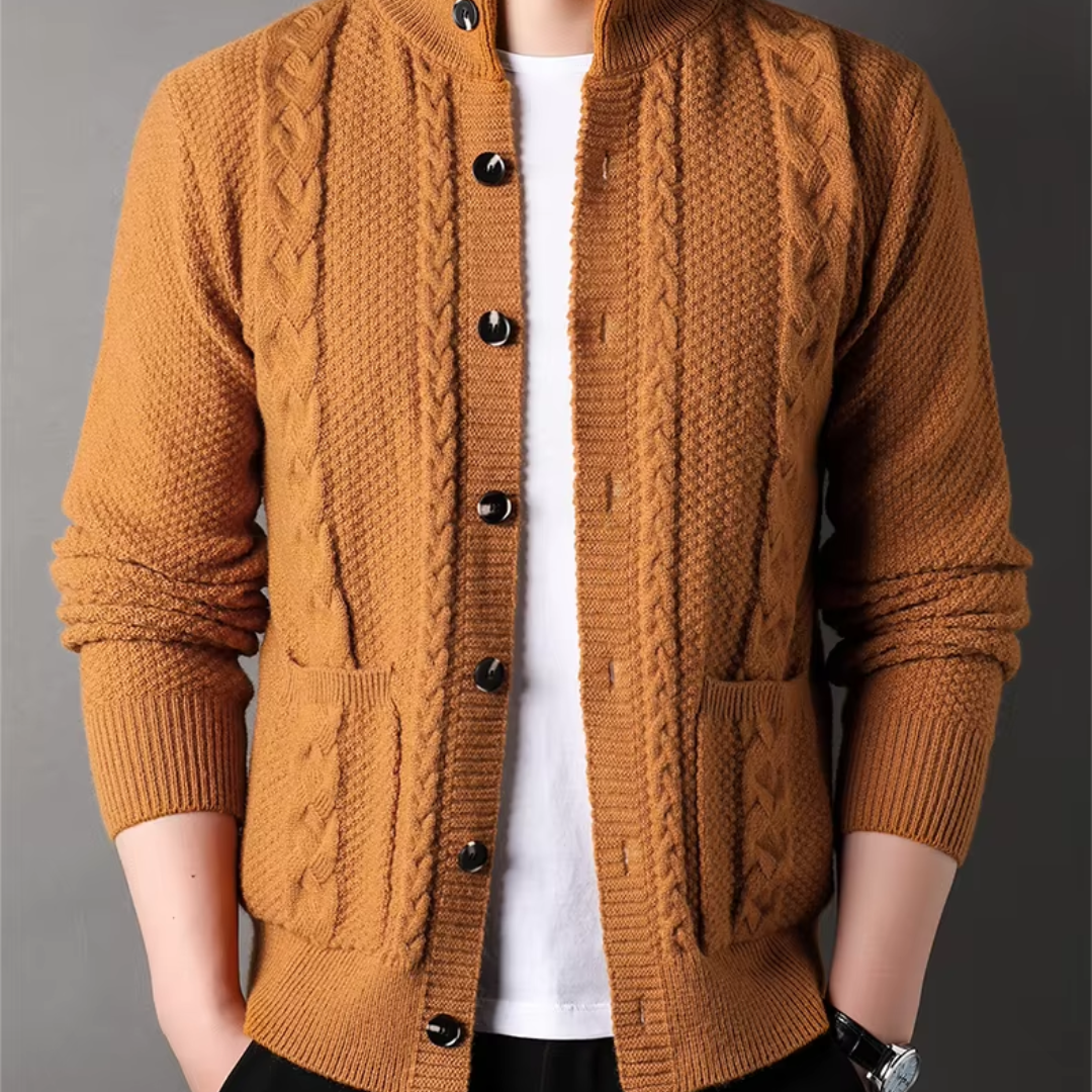 Oranji ® | Stijlvol Gebreid Herenvest