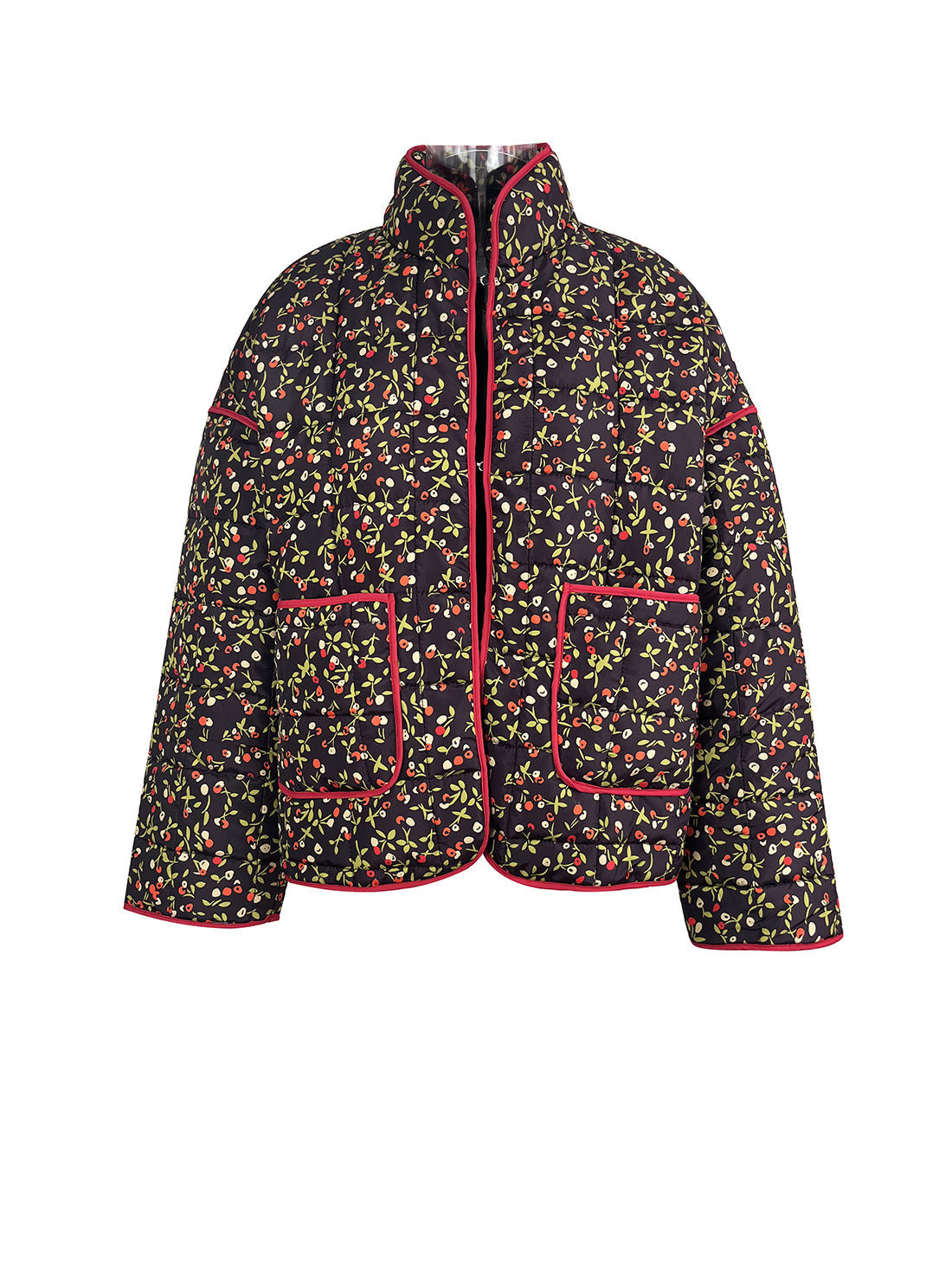 Oranji ® | Katoenen bloemenprint jack