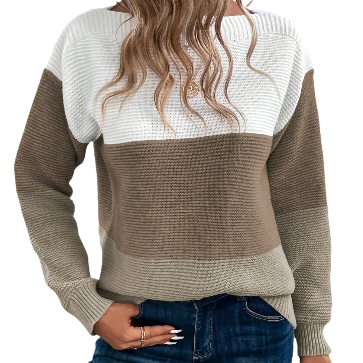 Amara™ | Stijlvolle patchworktrui in drie kleuren