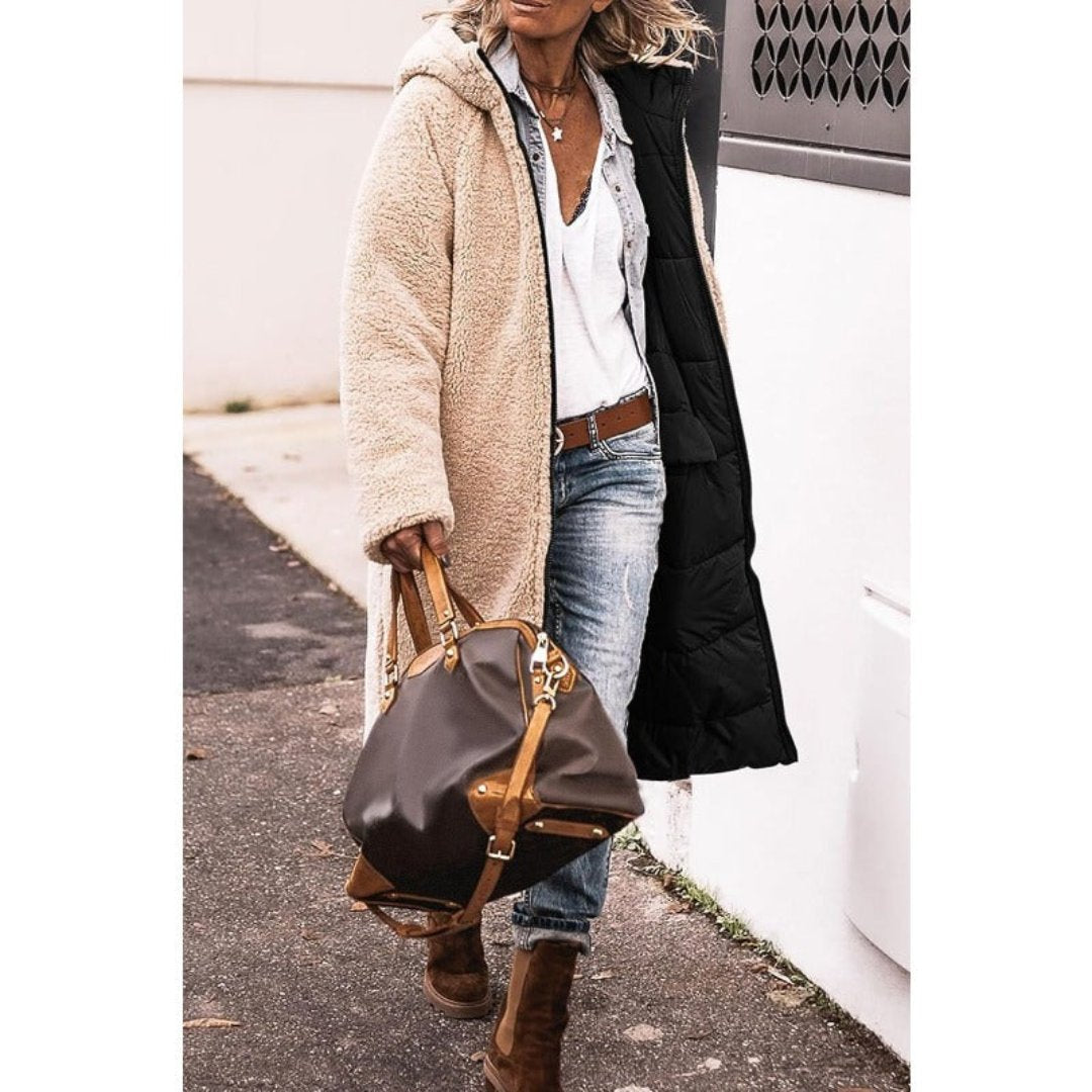 Sara™ – Dubbelzijdige Jas voor Herfst en Winter