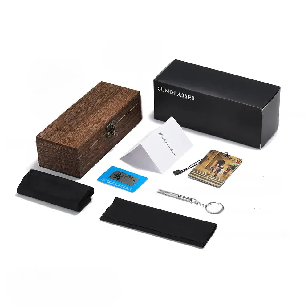 Darius Bamboe Gepolariseerde Zonnebril